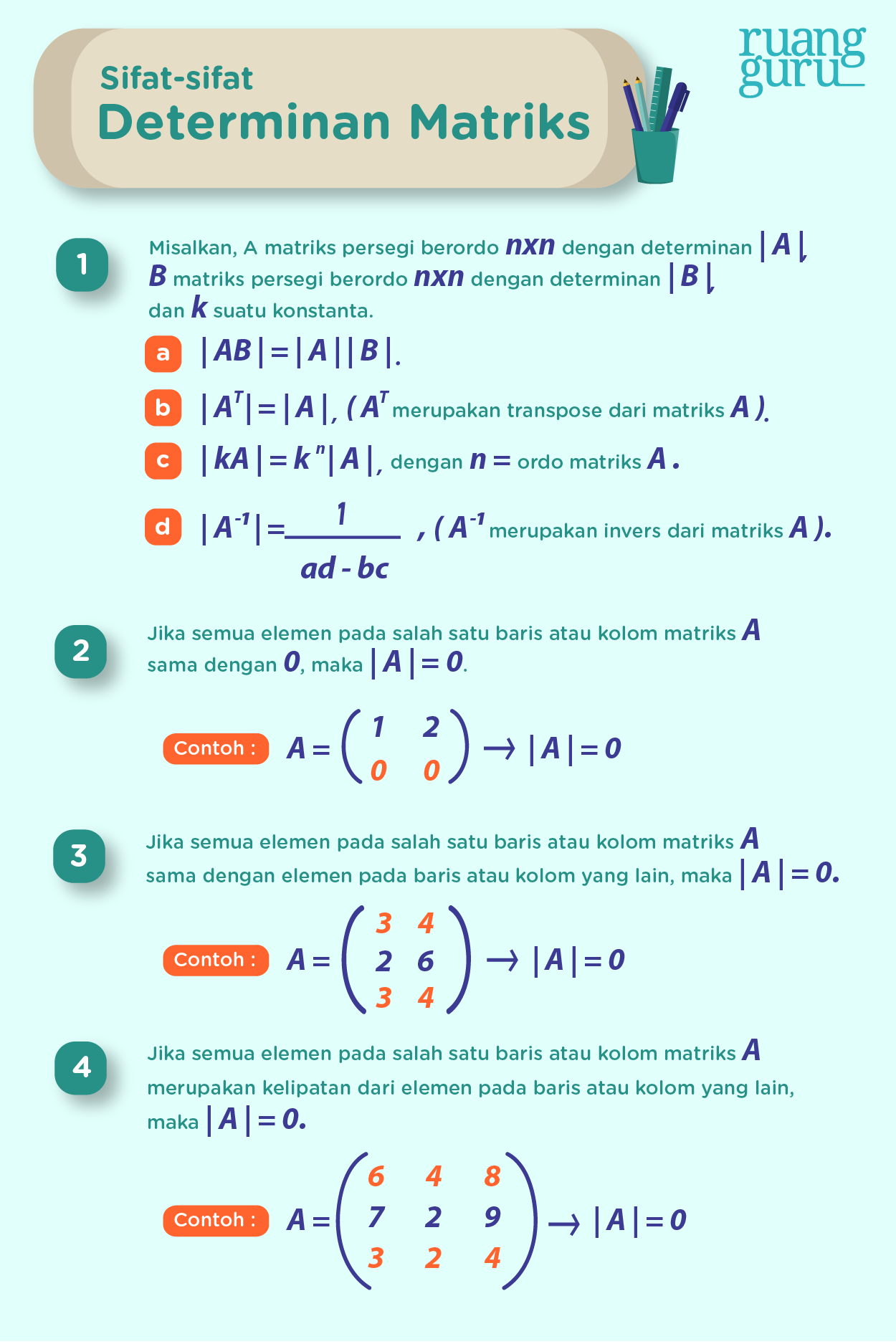 Detail Contoh Determinan Matriks Nomer 8