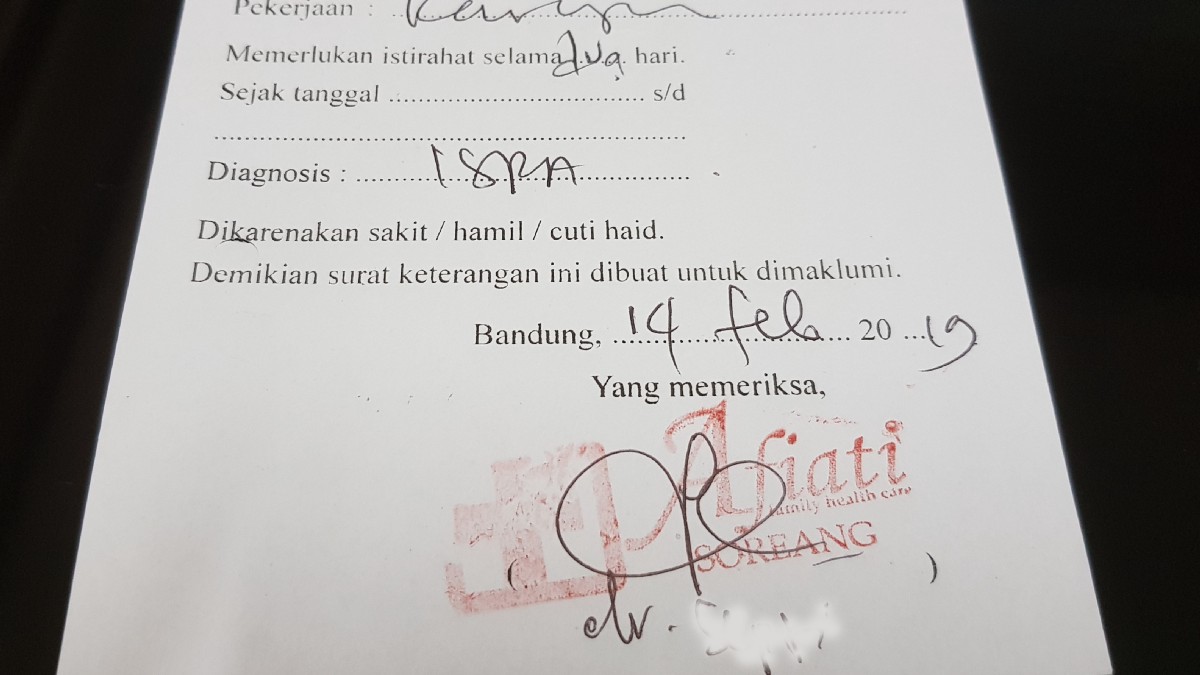 Detail Contoh Diagnosa Dokter Nomer 4