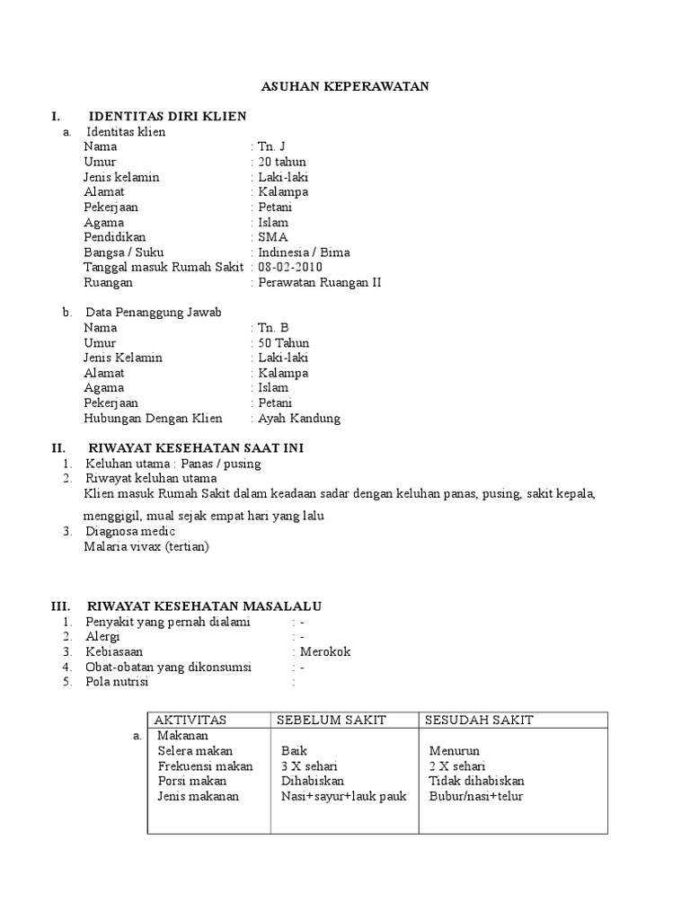 Detail Contoh Diagnosa Keperawatan Nomer 31