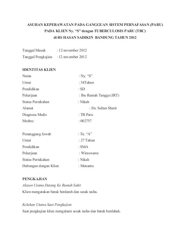 Detail Contoh Diagnosa Medis Nomer 12