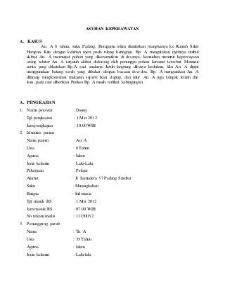 Detail Contoh Diagnosis Keperawatan Nomer 11