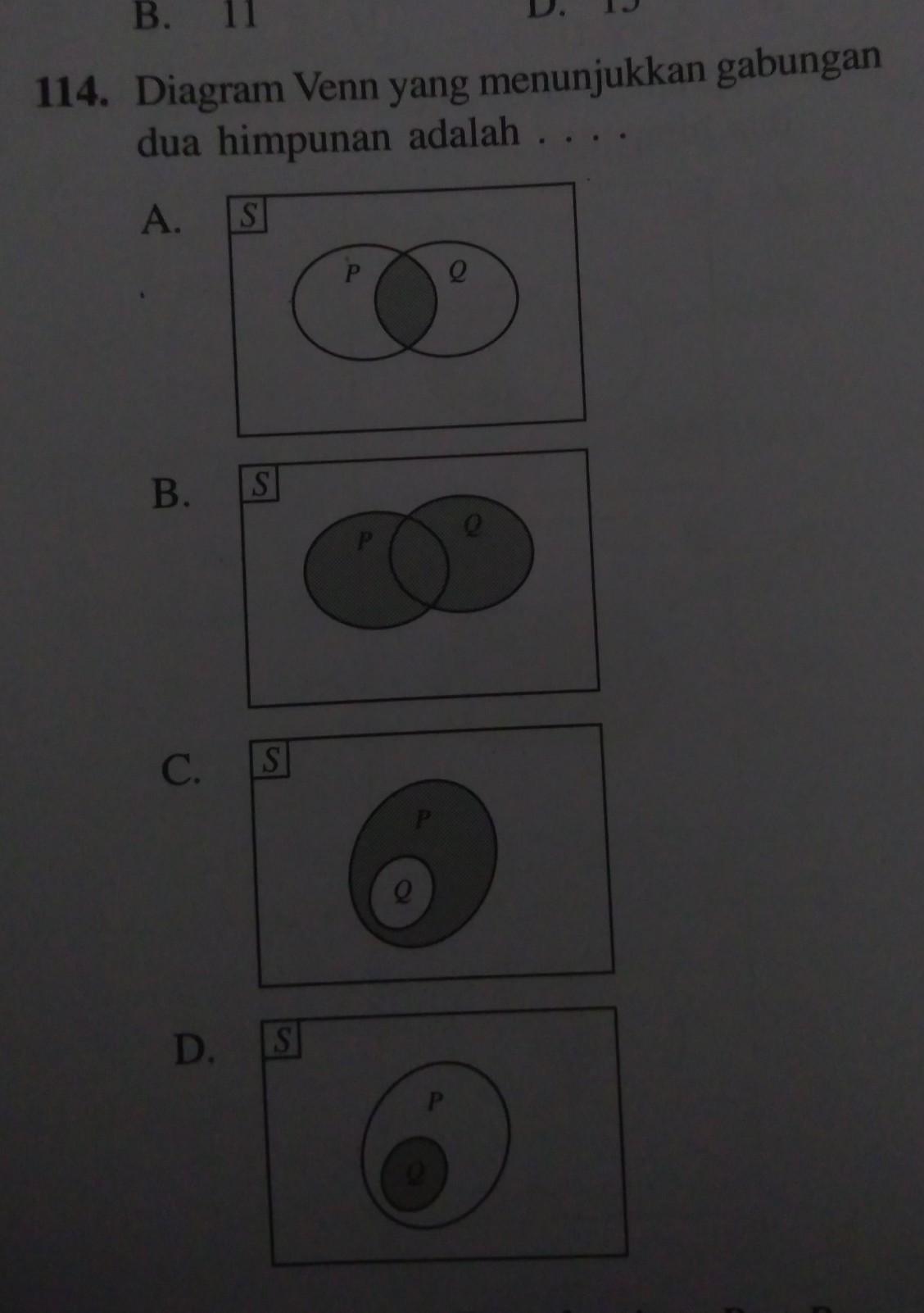 Detail Contoh Diagram Venn Gabungan Nomer 21