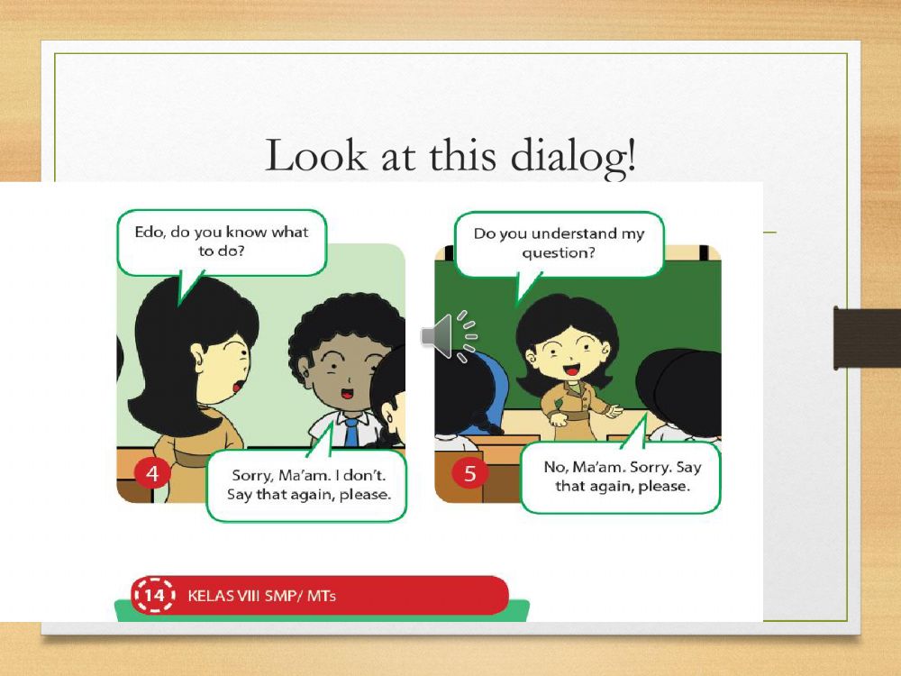Detail Contoh Dialog Checking For Understanding Nomer 19