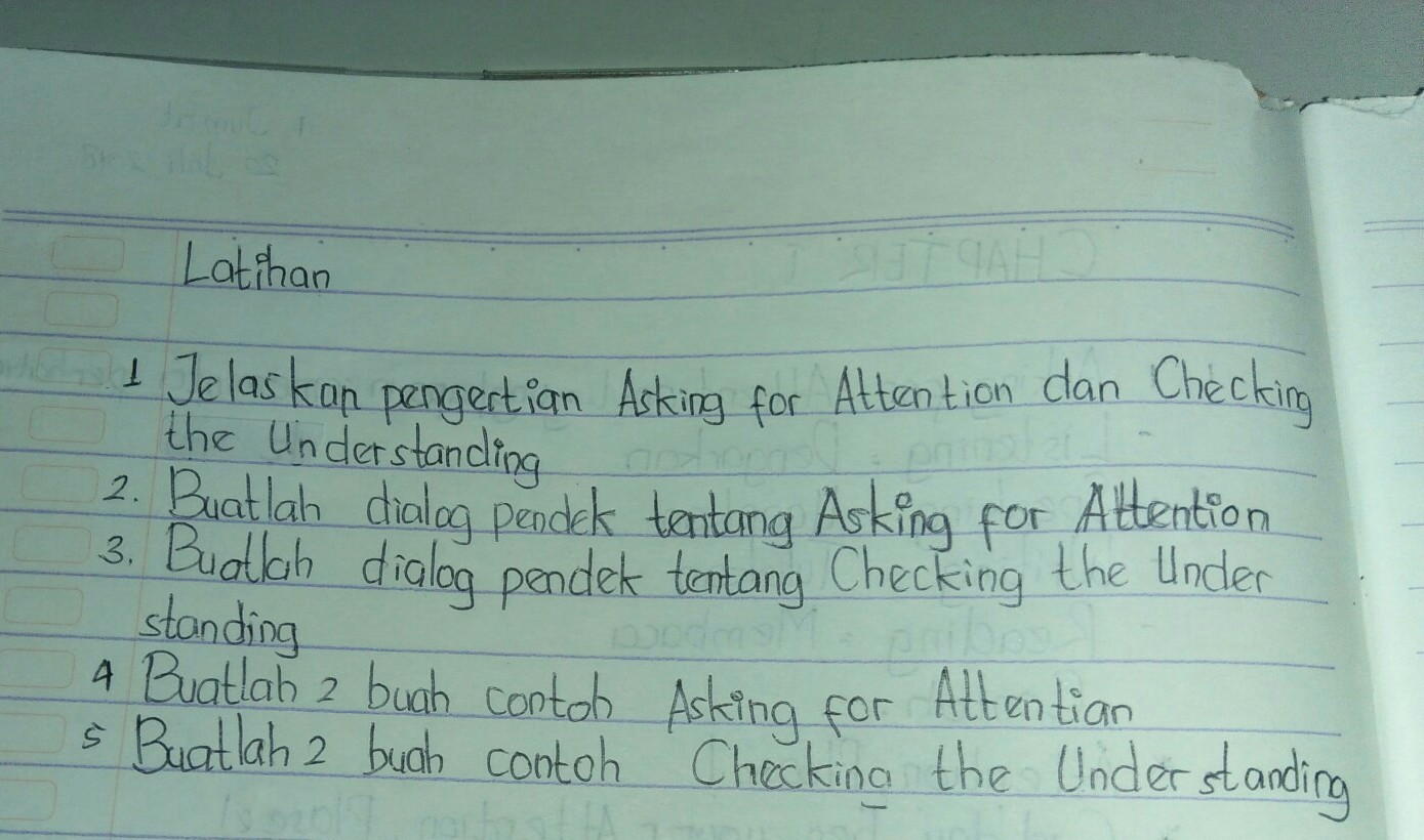Detail Contoh Dialog Checking For Understanding Nomer 4