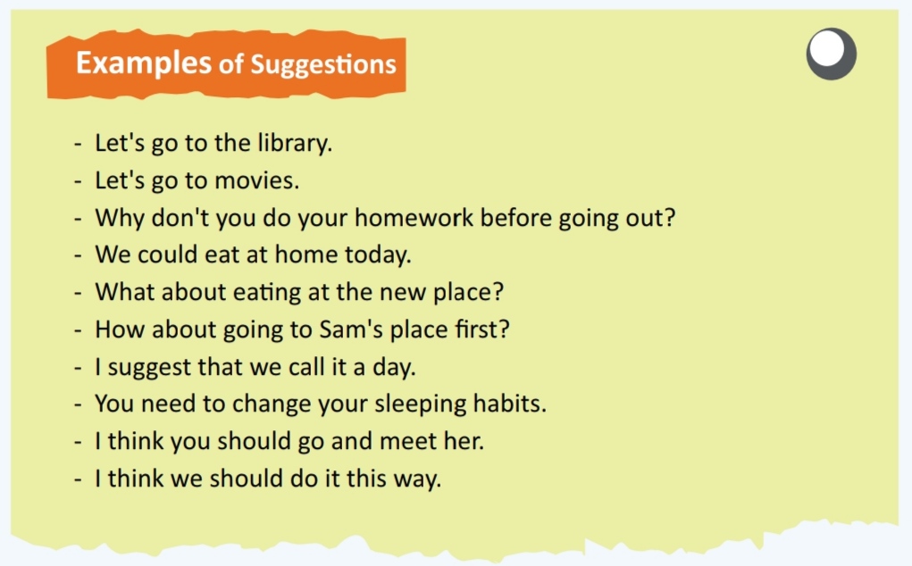 Detail Contoh Dialog Expressing Suggestion Nomer 6