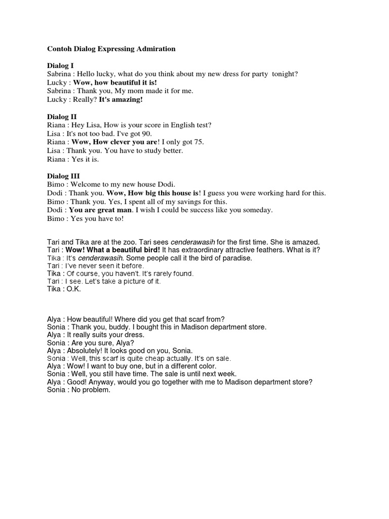 Detail Contoh Dialog Expression Nomer 12