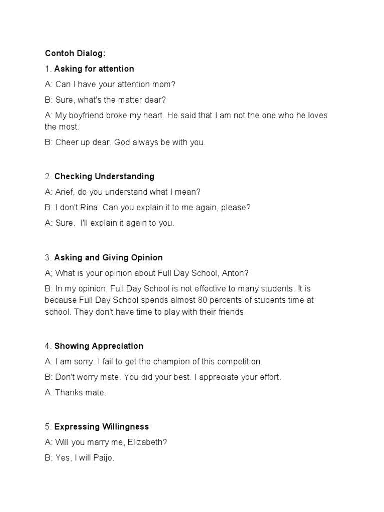Detail Contoh Dialog Opinion And Thought Nomer 32