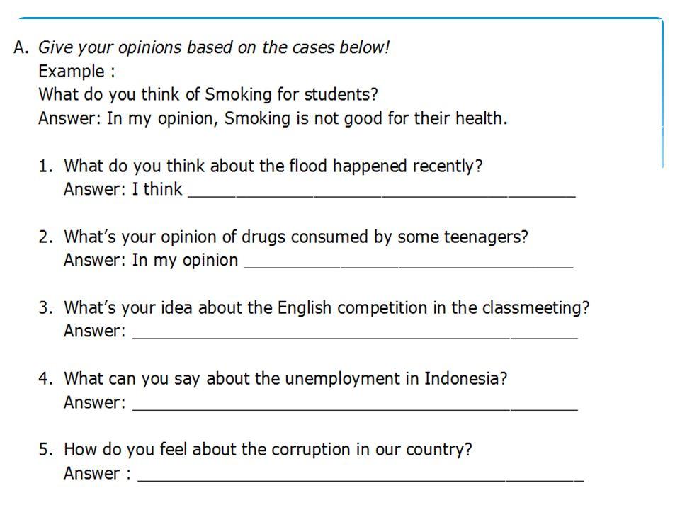 Detail Contoh Dialog Opinion And Thought Nomer 7