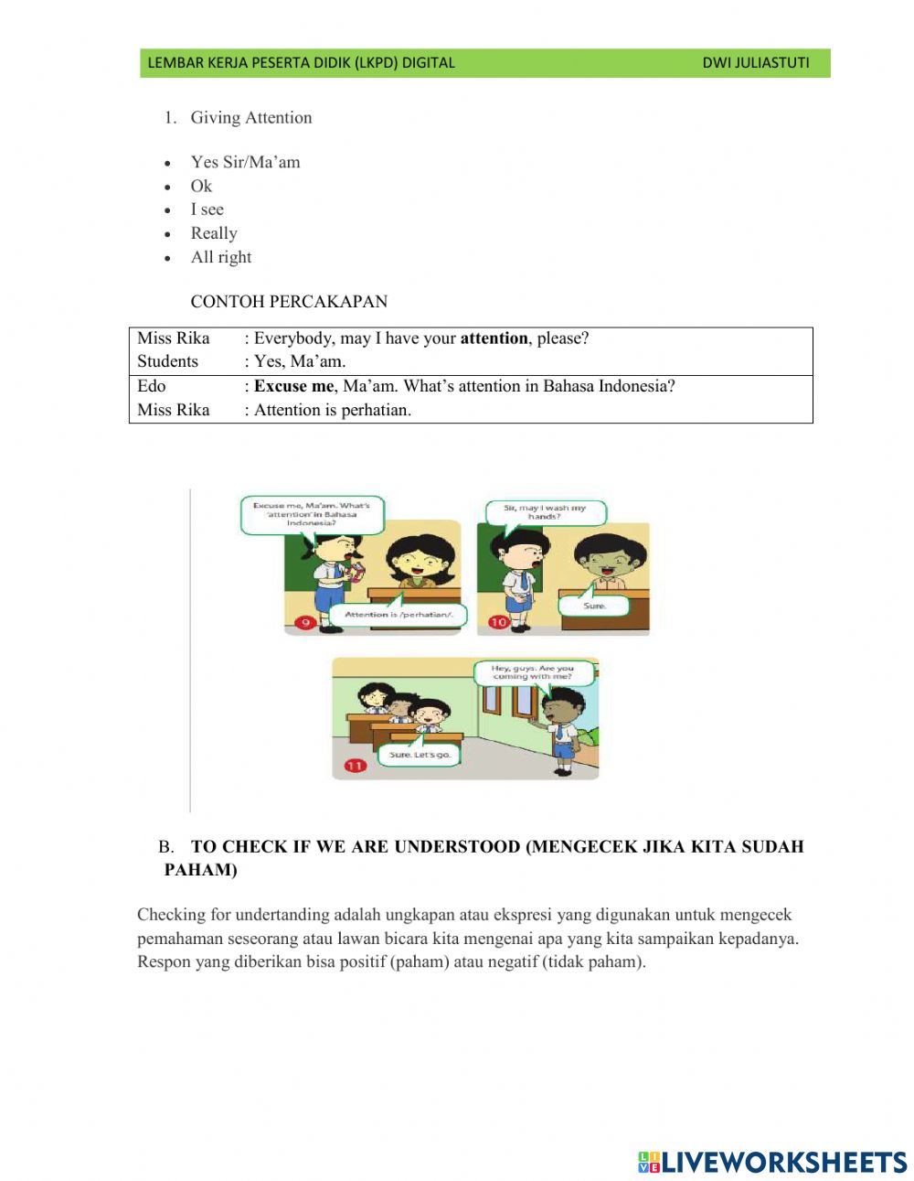 Detail Contoh Dialog Showing Appreciation Nomer 33