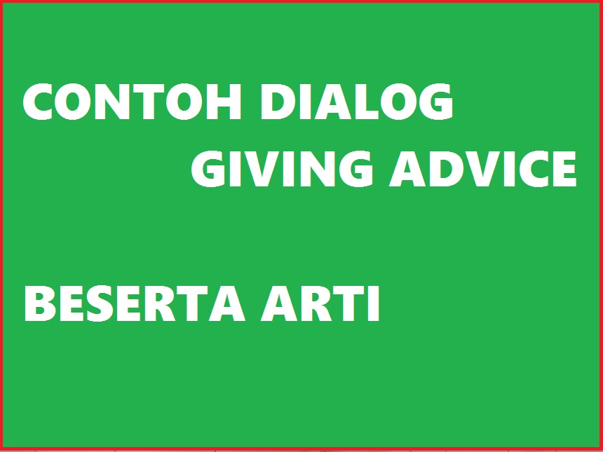 Detail Contoh Dialog Suggestion Singkat Nomer 47