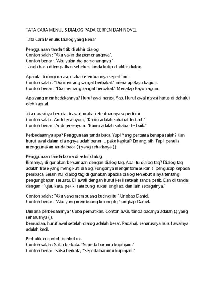 Detail Contoh Dialog Yang Benar Nomer 5