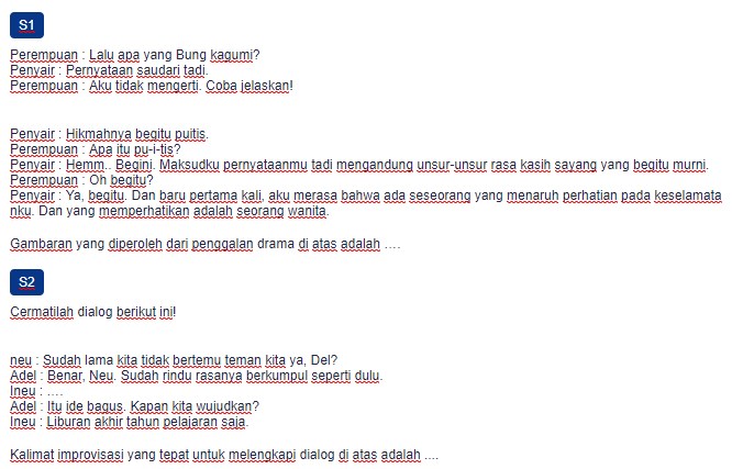 Detail Contoh Dialog Yang Benar Nomer 44