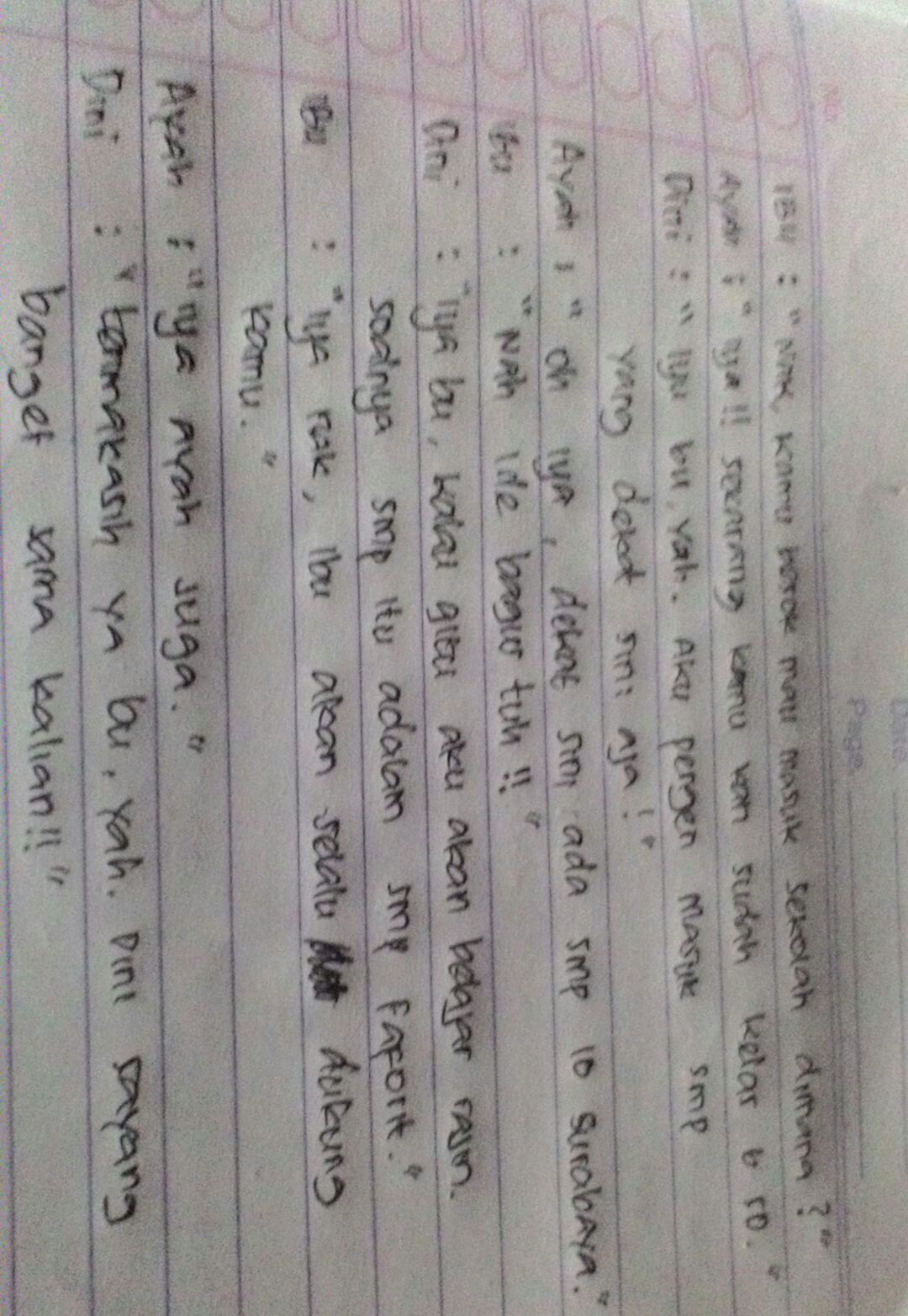 Detail Contoh Dialog Yang Benar Nomer 6