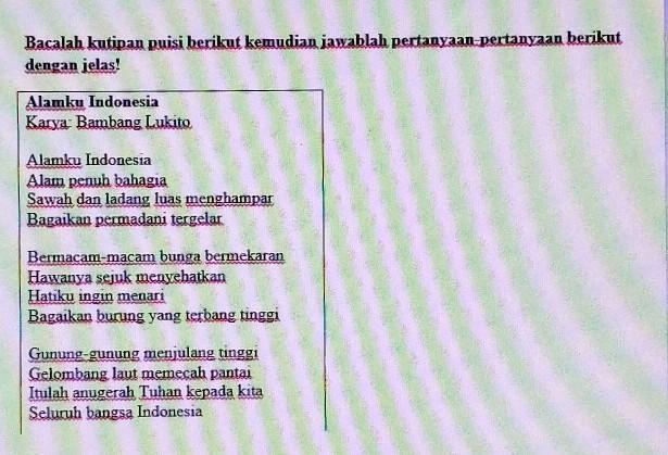 Detail Contoh Diksi Puisi Nomer 18