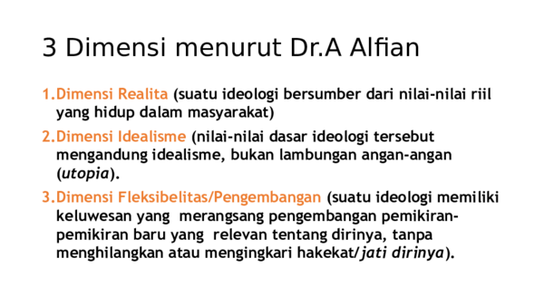 Detail Contoh Dimensi Idealisme Nomer 18