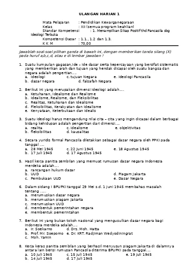 Detail Contoh Dimensi Idealisme Nomer 47