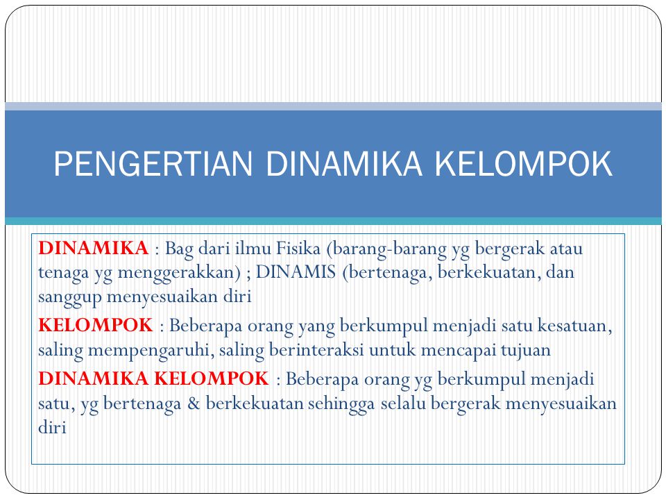 Detail Contoh Dinamika Kelompok Nomer 16