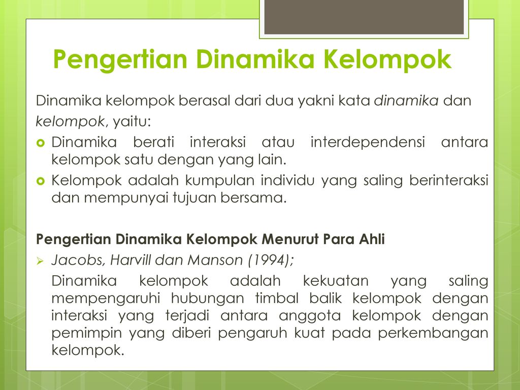 Detail Contoh Dinamika Kelompok Nomer 7