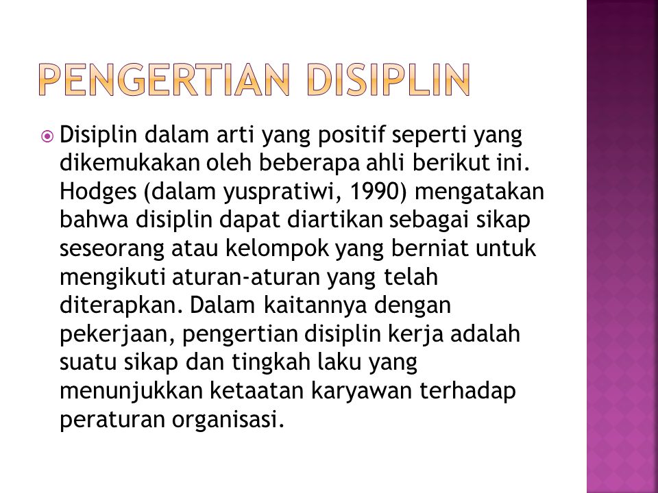 Detail Contoh Disiplin Kerja Nomer 35