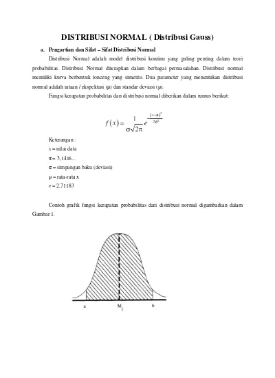 Detail Contoh Distribusi Normal Nomer 2