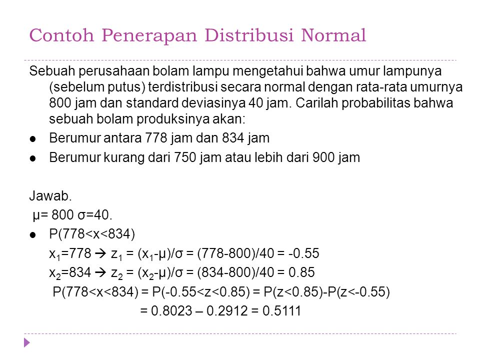 Detail Contoh Distribusi Normal Nomer 27