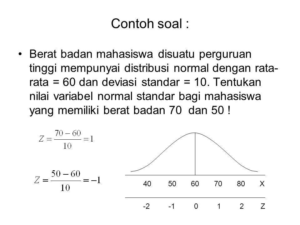 Detail Contoh Distribusi Normal Nomer 7