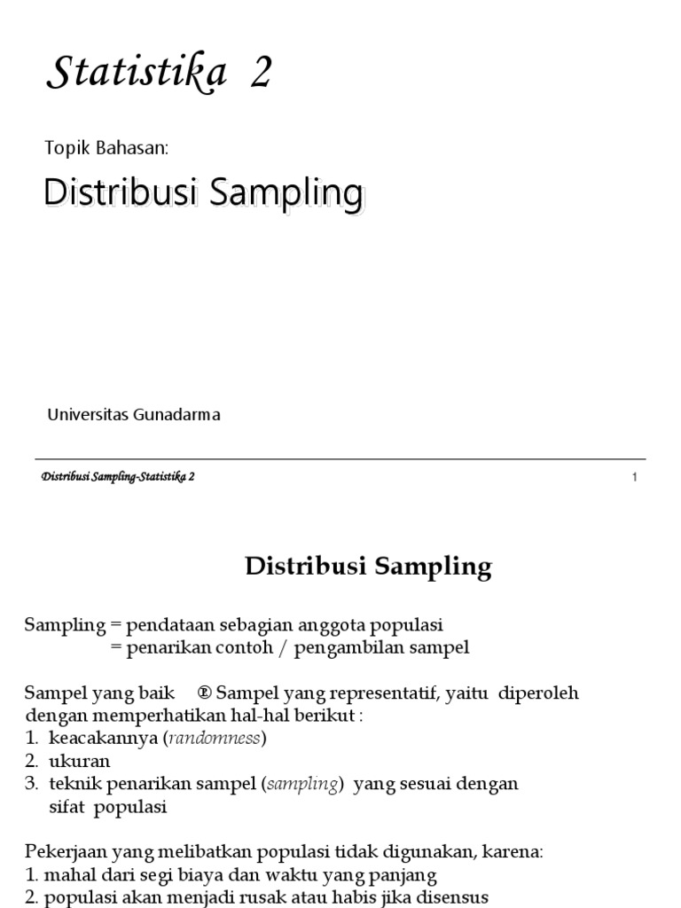 Detail Contoh Distribusi Sampling Nomer 33