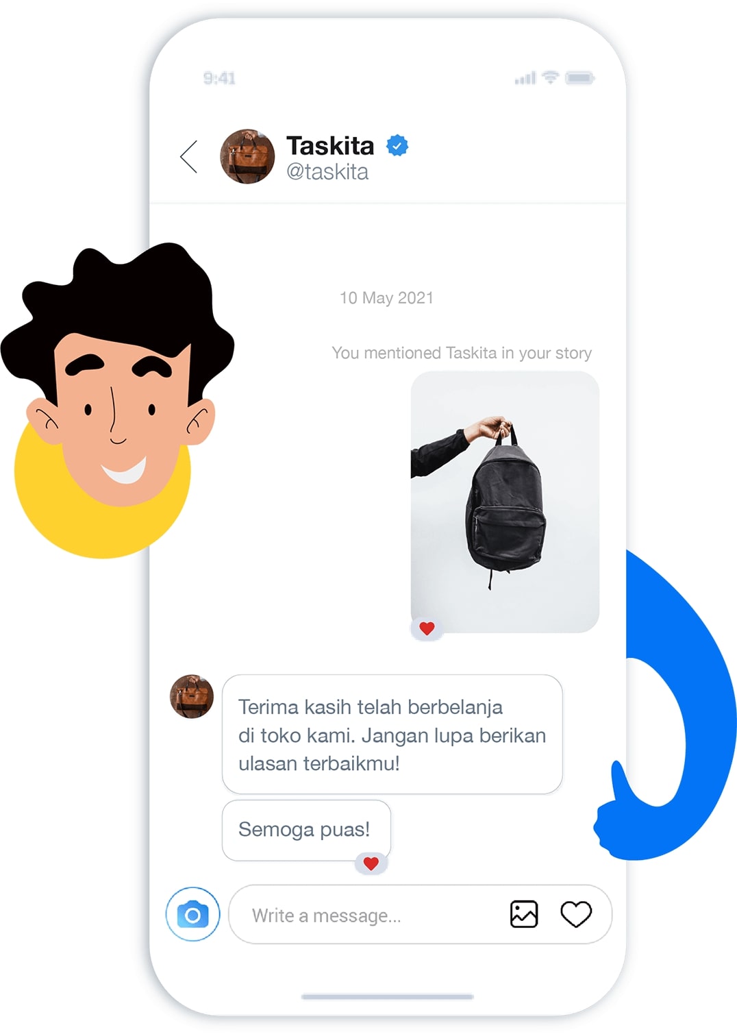 Detail Contoh Dm Di Instagram Nomer 13