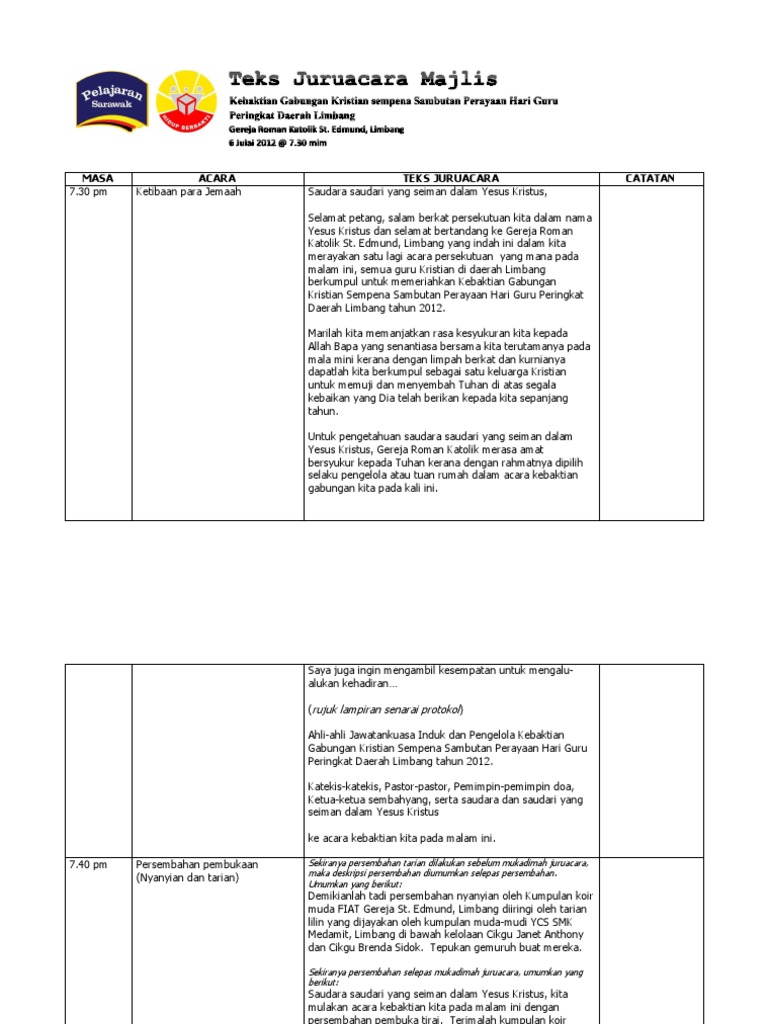 Detail Contoh Doa Kebaktian Dari Tuan Rumah Nomer 17