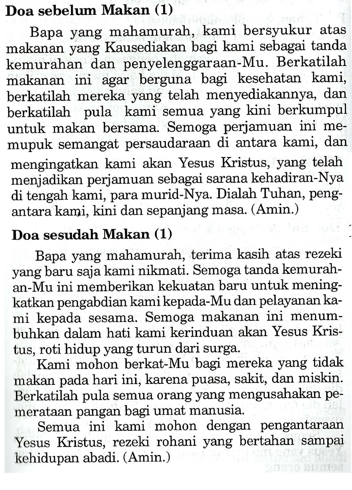 Detail Contoh Doa Makan Nomer 2