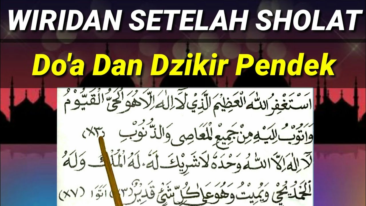 Detail Contoh Doa Setelah Sholat Nomer 39