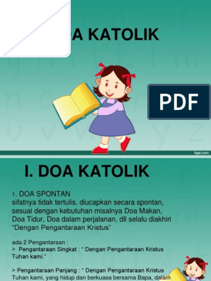 Detail Contoh Doa Spontan Katolik Nomer 18