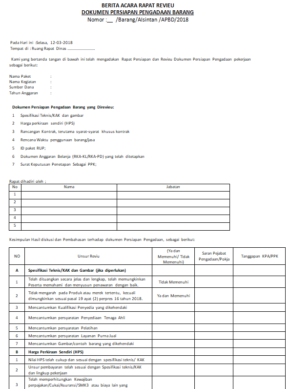 Detail Contoh Dokumen Spesifikasi Teknis Pengadaan Barang Nomer 12