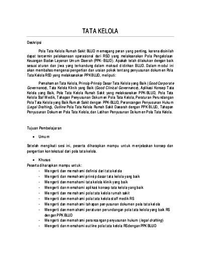 Detail Contoh Dokumen Tata Kelola Blud Rumah Sakit Nomer 18