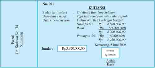 Detail Contoh Dokumen Transaksi Nomer 50