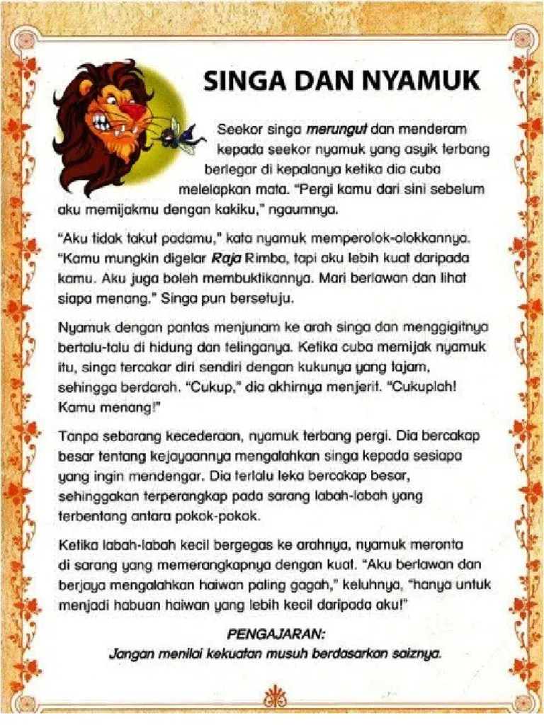 Detail Contoh Dongeng Singkat Nomer 25