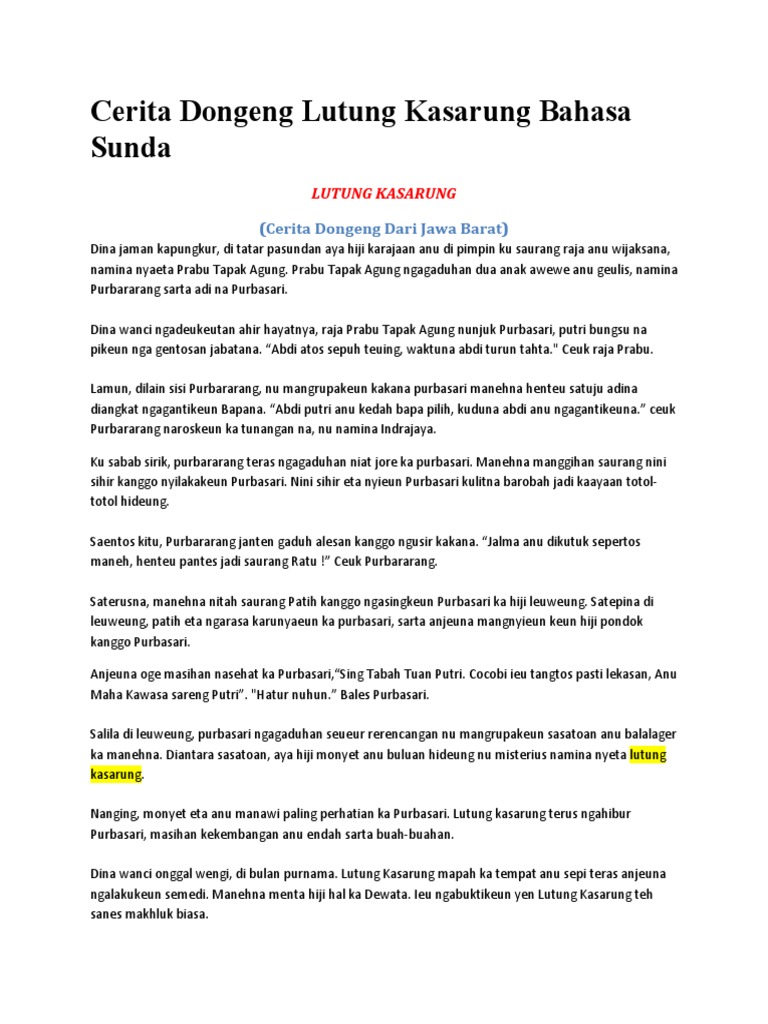 Detail Contoh Dongeng Singkat Nomer 50
