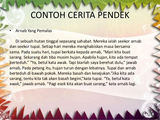 Detail Contoh Dongeng Singkat Nomer 8