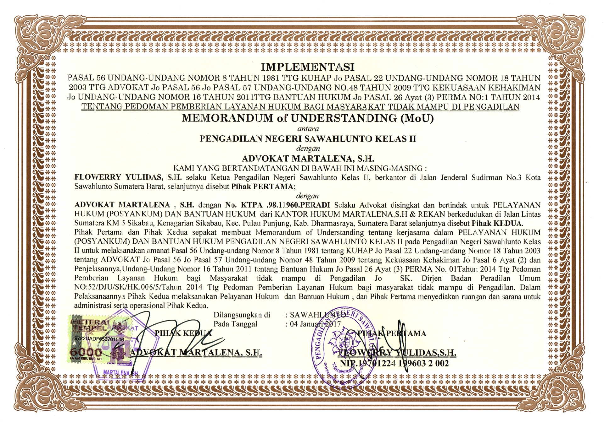 Detail Contoh Draft Mou Nomer 48