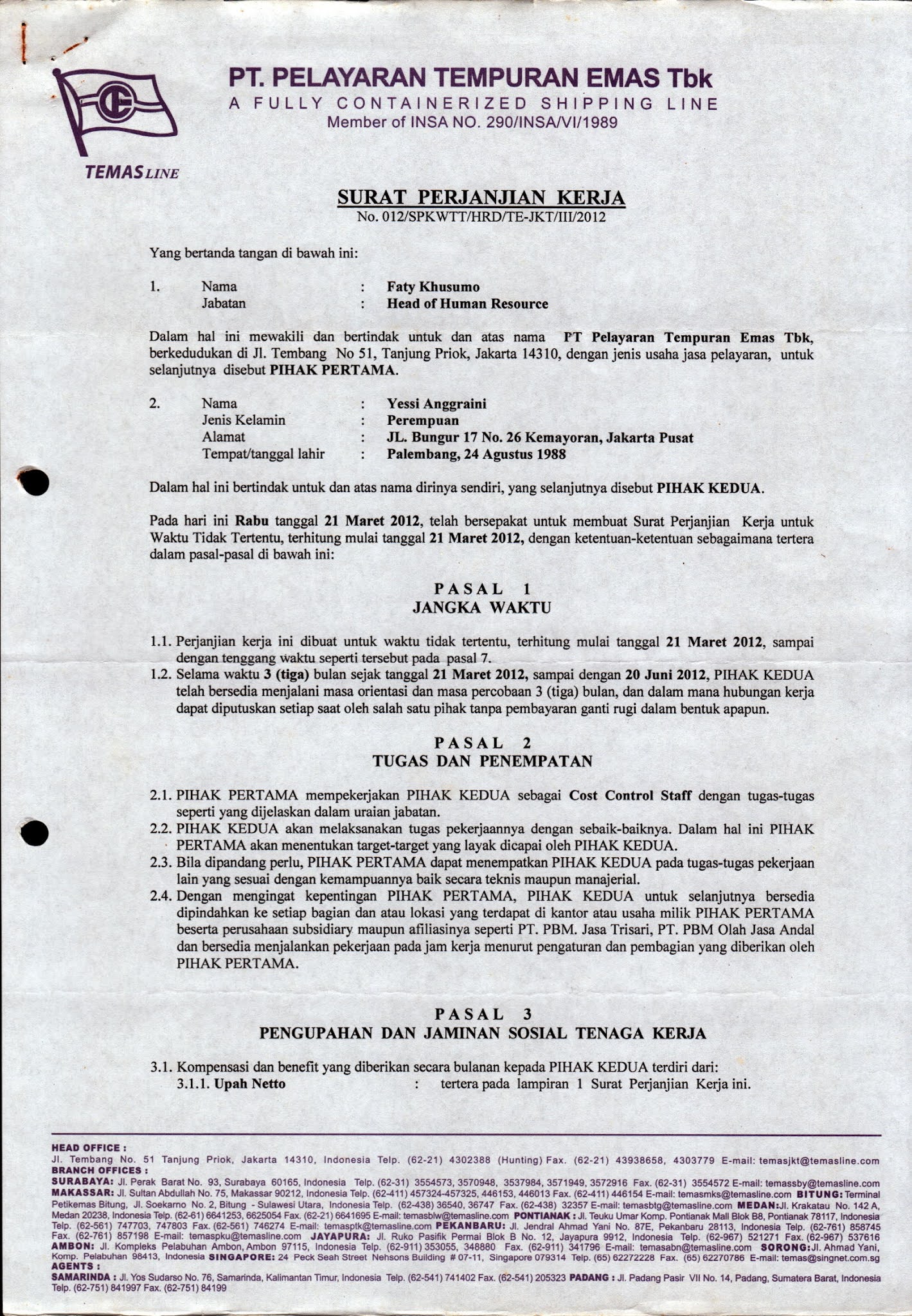 Detail Contoh Draft Perjanjian Kerjasama Nomer 32