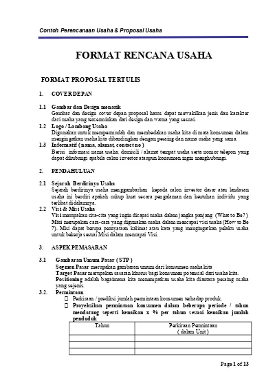 Detail Contoh Draft Proposal Nomer 29
