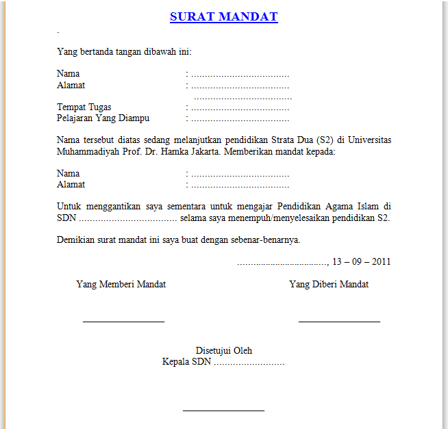 Detail Contoh Draft Surat Nomer 26