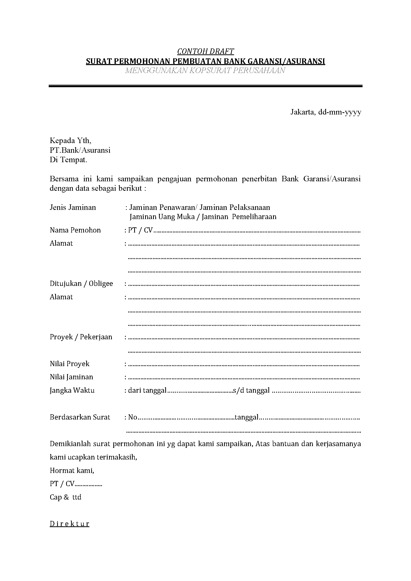 Detail Contoh Draft Surat Nomer 54