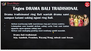 Detail Contoh Drama Bali Modern Nomer 33