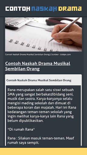 Detail Contoh Drama Musikal Nomer 50