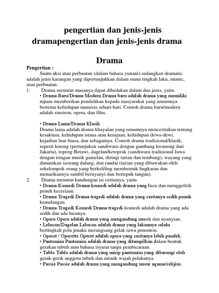 Detail Contoh Drama Opera Nomer 35