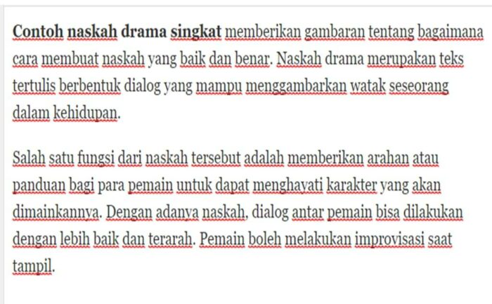 Detail Contoh Drama Panjang Nomer 52