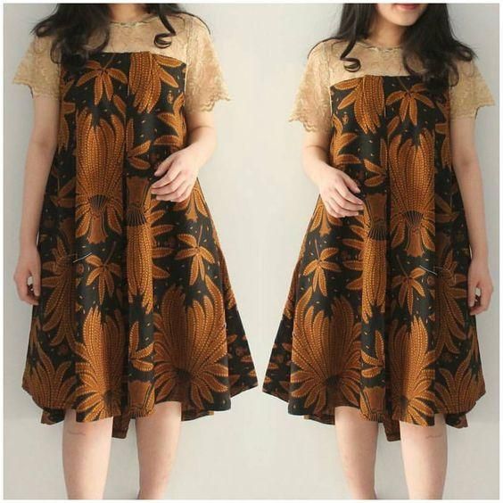 Detail Contoh Dress Batik Nomer 19