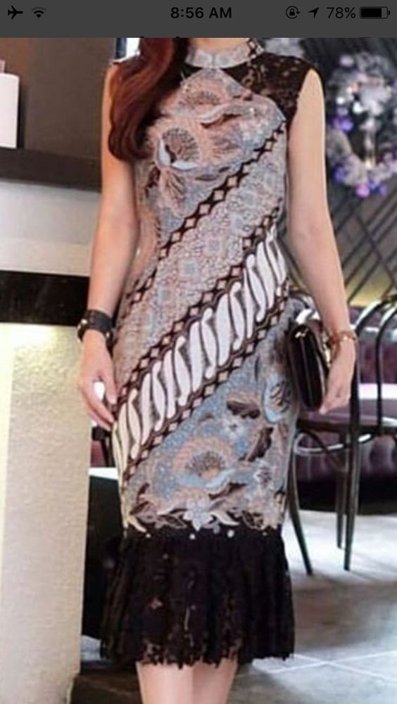 Detail Contoh Dress Batik Nomer 27