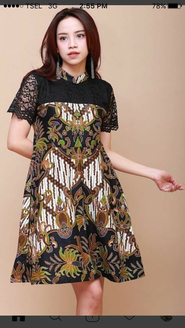 Detail Contoh Dress Batik Modern Nomer 38